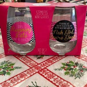 Stemless Wine Glasses